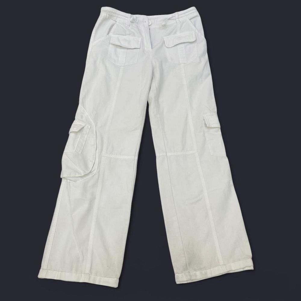 Brandy Melville white cargo pants woman's small